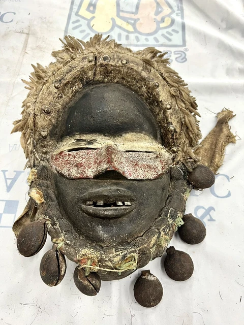 Very Old Dan Mask -- Ivory Coast, Africa