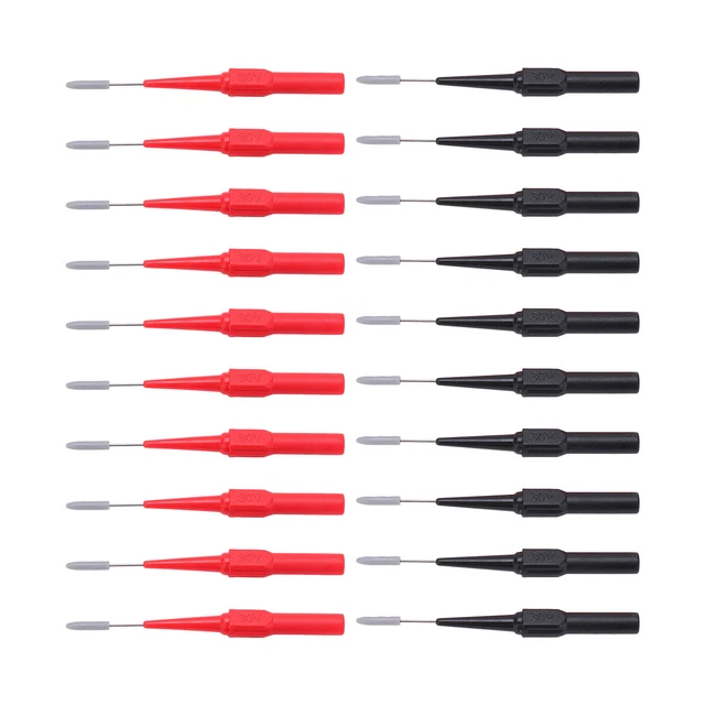 10 Pairs 26.010 0.7mm Insulator Test Probe Set 4.0mm Socket Piercing Probe