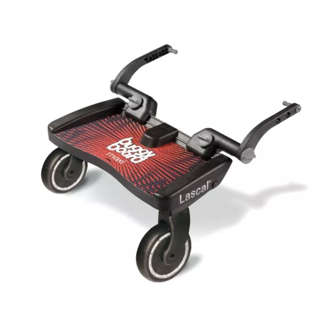 Lascal BuggyBoard Maxi Kinderbuggy Trittbrett groß Stehfläche Rot Kinder B-WARE