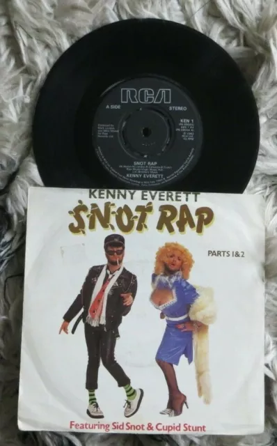 Kenny Everett Snot Rap/Snot Rap (Part 2) 7" Single KEN 1 - Good Condition