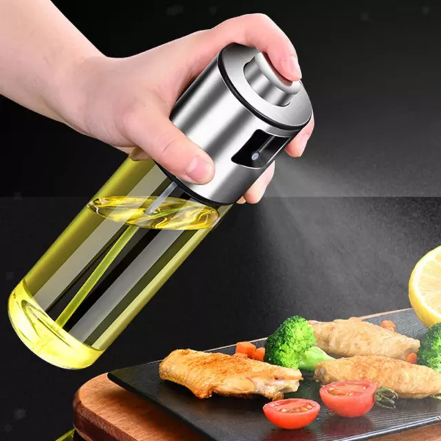 Flacone Spray per olio 250ml dispenser per olio da cucina in vetro  borosilicato alto spruzzatore per