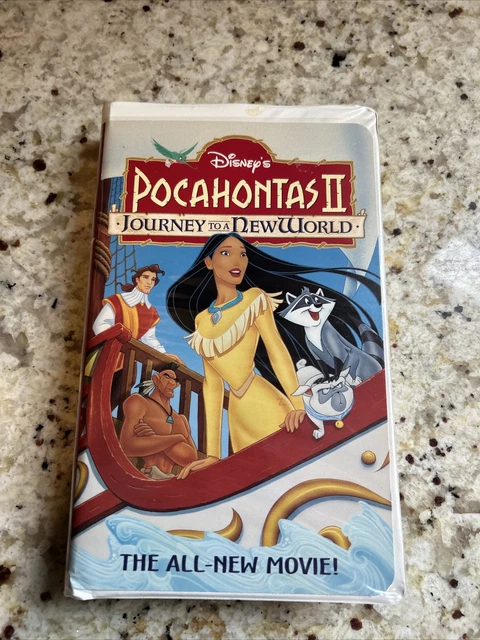 Pocahontas II: Journey To A New World (VHS, 1998) free shipping. clamshell case