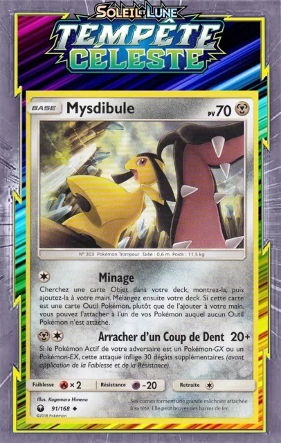 Mysdibule - SL07:Celestial Storm - 91/168 - New French Pokemon Card
