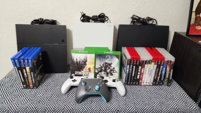 Playstation 4 , 3 And Xbox 1s  Consoles