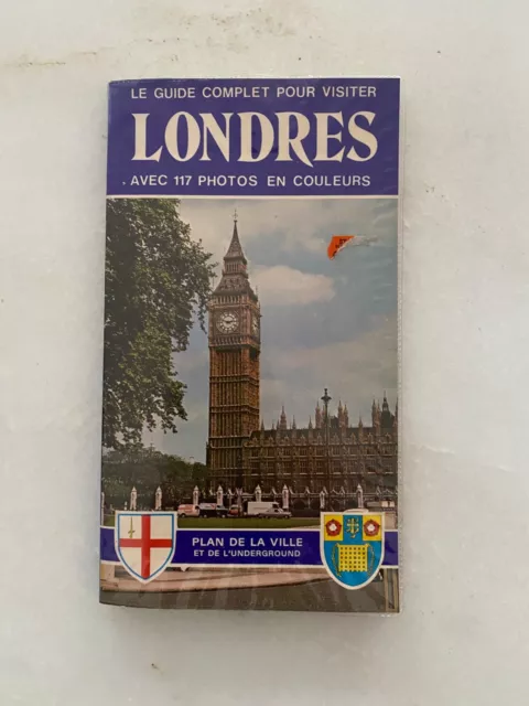 Ancien guide publicitaire pour la LONDRES en 1978