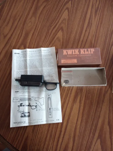 Remington Model 700 Kwik Klip Long Action Metal Detachable Magazine Kit - NOS