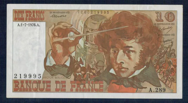 France 10 Francs 1976 " Berlioz " Magnifique - Gian 2