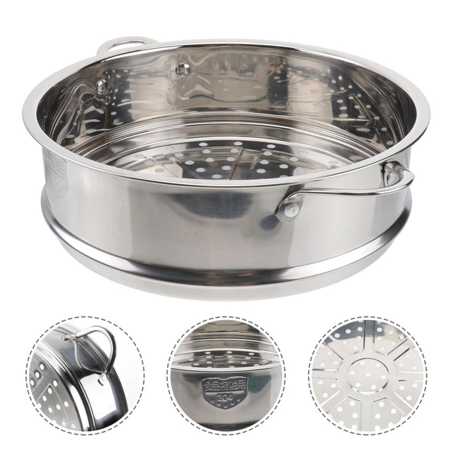 22 Cm Food Steaming Pot Vegetable Steamer Basket Tinned Seafood Cooking Utensils
