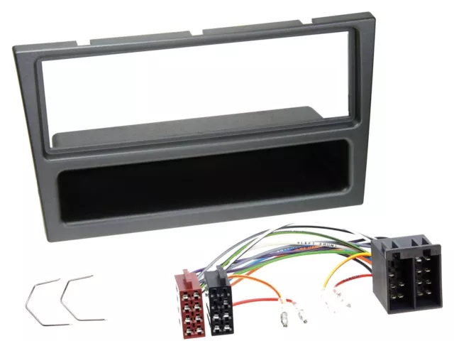 Einbauset DIN Autoradio für Opel Corsa C Meriva Signum Vectra C 2000-2004 charco