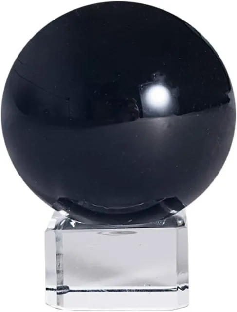 40 mm sfera di cristallo nera