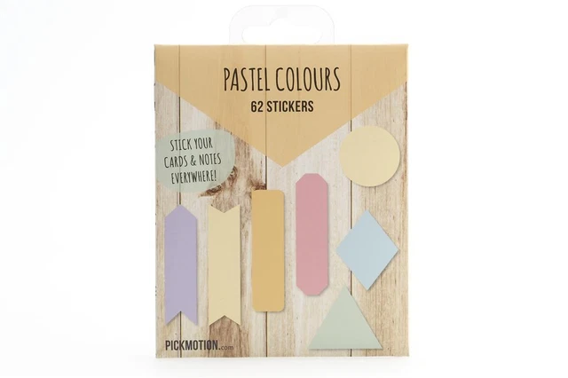Sticker Set Pastel Colours 62Stk. SB-0102 (1695484611)