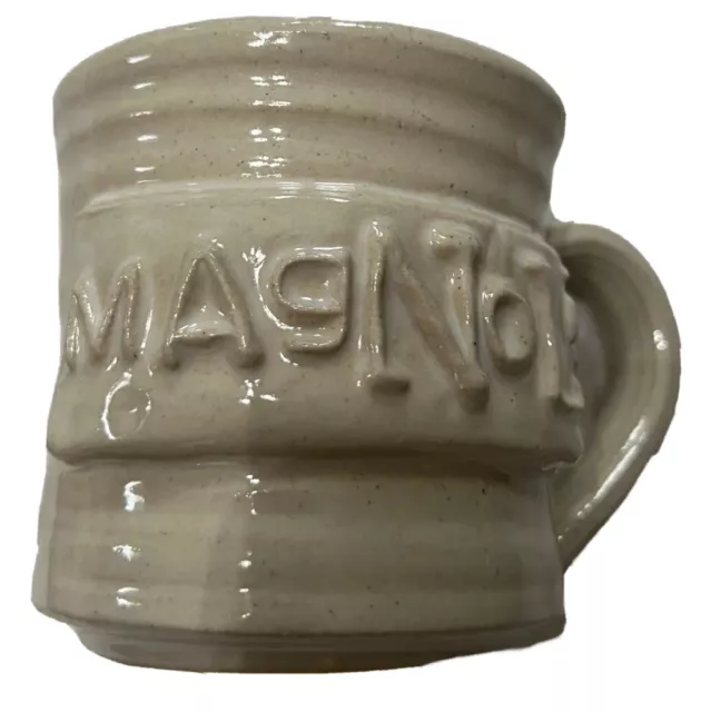 Magnolia Market Black Oak Art Studio Pottery Coffee Mug Waco Texas White