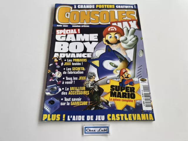Magazine - Consoles Max - Aout 2001 - Numéro Spécial Nintendo Game Boy Advance