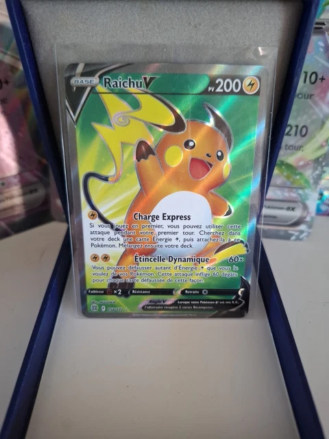 Brilliant Stars 158/172 Ultra Rare Full Art Raichu Card Raichu V 158/172 -  Brilliant Stars (Full Art) Ultra Rare Pokemon Card