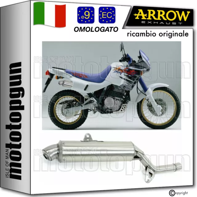 Arrow Scarico Omologato Paris Dacar Inox Honda Nx 650 Dominator 1994 94 1995 95