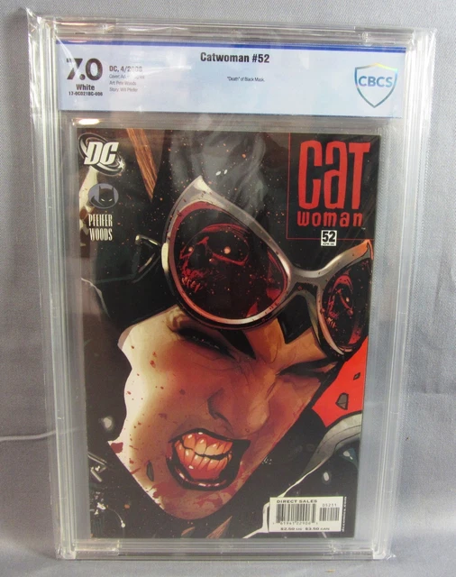 CATWOMAN #52 (Adam Hughes Cover) White CBCS Undergraded Gem 7.0 DC 2006 cgc
