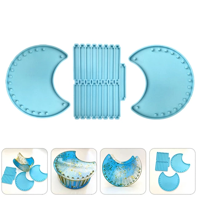 DIY Lagerung Rack Form Silikon Form 1 Set Mond Geformt Form Kristall Epoxy