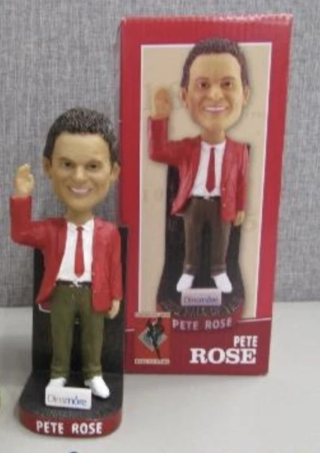 Pete Rose Bobblehead Cincinnati Reds Hall of Fame Museum With Box Pete Rose Bobblehead Cincinnati Reds Hall of Fame Museum With Box