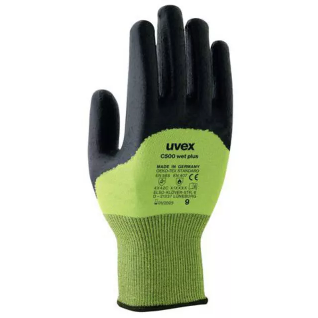 uvex C500 wet plus 6049611  Schnittschutzhandschuh Größe (Handschuhe): 11 EN ...