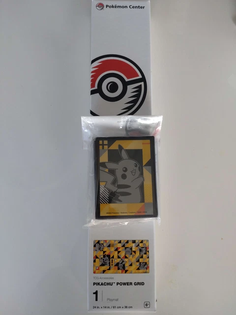 POKEMON PIKACHU POWER GRID Playmat and Card Sleeves Bundle - Yokohama ...