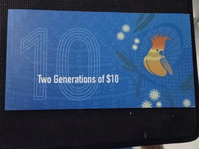 2017 Australia Two Generation First Last $10 Polymers UNC Banknotes RBA 2017 Au