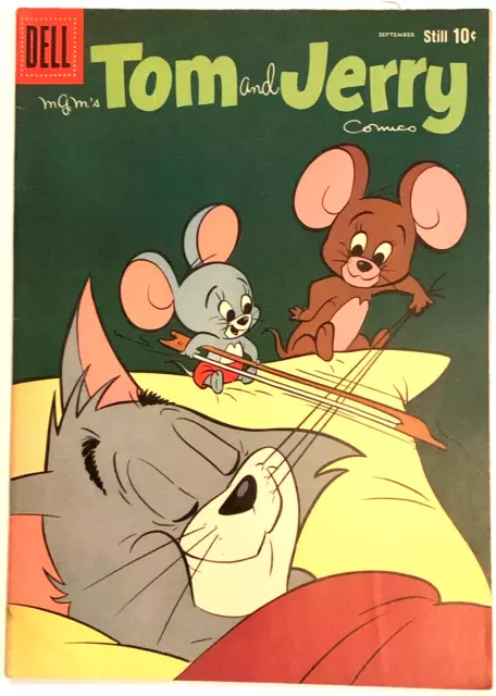 Tom And Jerry Comics #194, Dell 1960 - Vintage Mgm Hanna-Barbera, Fn+