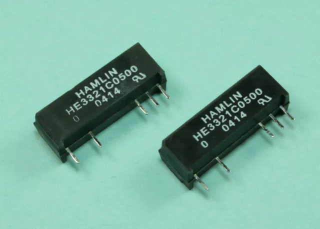 1pc Hamlin Reed Relay  5VDC 125Ohm 0.25A SPDT (24.13x7x7.4)mm THT Dry NEW 175V