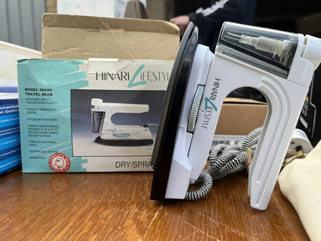 HINARI LIFESTYLE IR680 Travel Iron Dual Voltage 120v 230v 13.00 PicClick UK