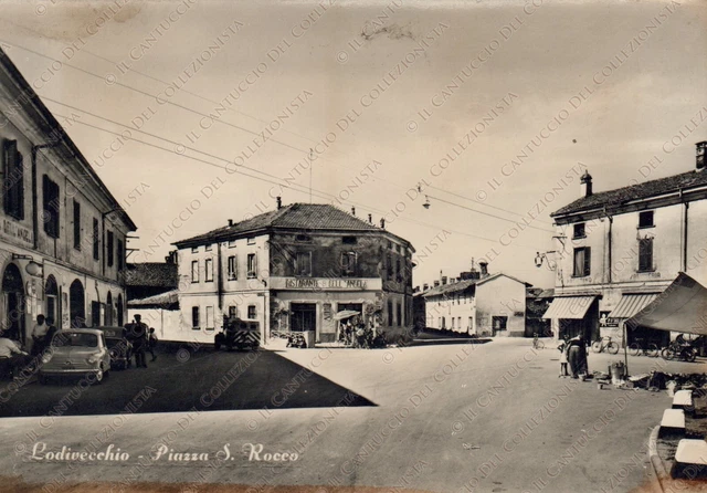 LODI VECCHIO Piazza S. Rocco Lodivecchio Ristorante dell'Angelo Cartolina