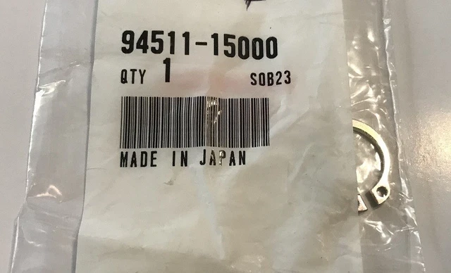 Anneau Élastique 15mm - Circlip (Outer ) 15MM - Honda NOS : 94511-15000