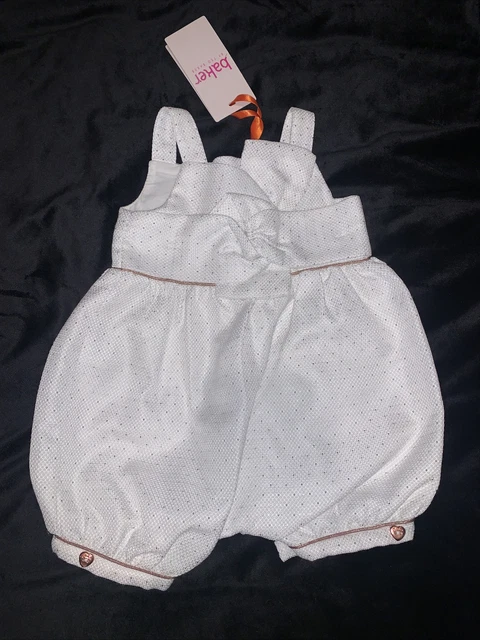 Ted Baker Baby Girls Occasional Wear Romper 0-3 Months BNWT RRP £35!! Stunning