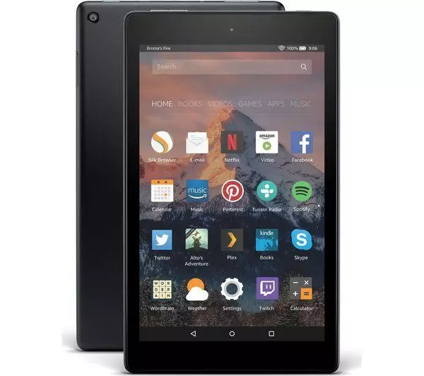 Amazon Fire HD 8 Tablet Full HD Display 16GB Alexa WI-FI - Black