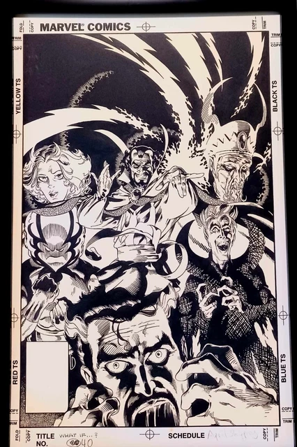 What If #40 Michael Golden 11x17 FRAMED Original Art Poster Print Marvel Comics