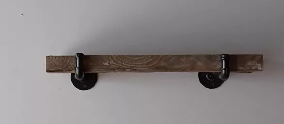 30" 3 Shelf Reclaimed Rustic Wood Wall Shelf Decor - Floating Wall Shelf
