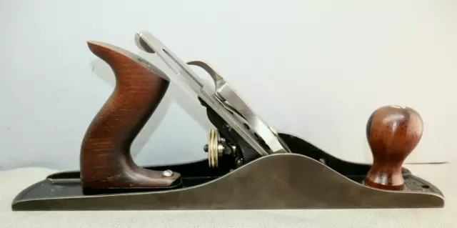 Clean Vintage STANLEY BAILEY No. 5  Wood Plane type 19 1948-1961