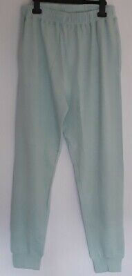 Nello stile Billie Faiers colore Blu Pallido Con Risvolto Pantaloni sportivi da donna Taglia 14