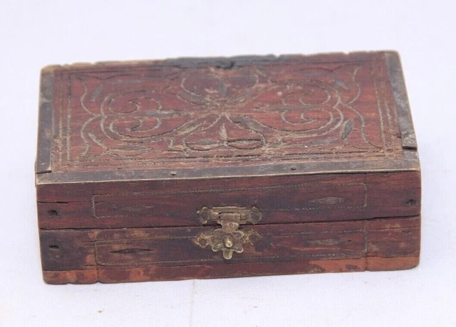 Boite a bijoux vintage en bois boite vintage boite en bois