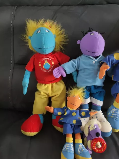 Tweenies Plush Soft Toy Dolls Bundle Milo, Jake, Doodles, Talking Bella Cuddly 2