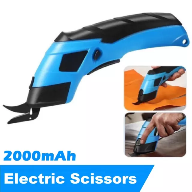 2000mAh Electric Scissors Rechargeable Cordless Electric Cutter