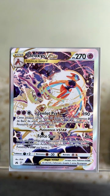 Carte Pokemon Deoxys VSTAR GG46/GG70 EB12.5 Zénith Suprême NEUF FR ⭐️