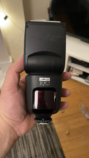 Metz Mecablitz 52 AF-1 Nikon Flash, Speedlight, Excellent
