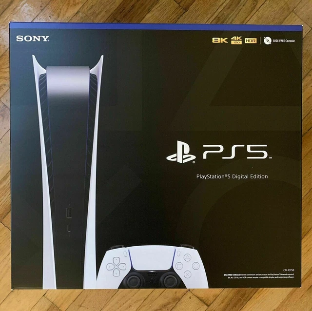 NEW SONY PLAYSTATION PS 5 Digital Edition Console System (SHIPS NEXT