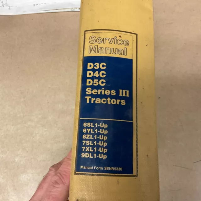 CAT Caterpillar D3C D4C D5C III SERVICE SHOP REPAIR MANUAL TRACTOR BULLDOZER O&M