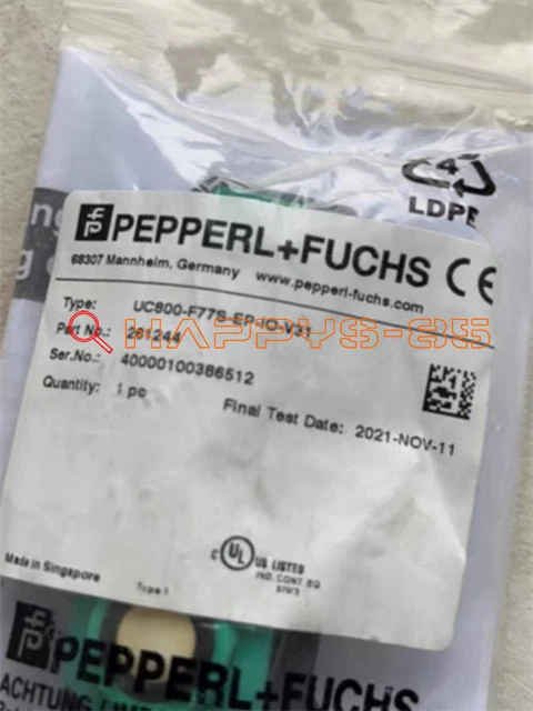 1 pz sensore a ultrasuoni Pepperl + Fuchs UC800-F77S-EP-IO-V31 nuovo