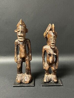 African Art Pair Of Senufo Statue