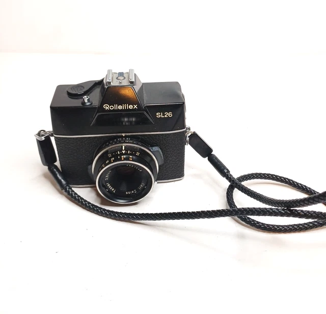 ROLLEIFLEX SL26 SLR Film Camera + Carl Zeiss 40/2.8 Tessar Lens