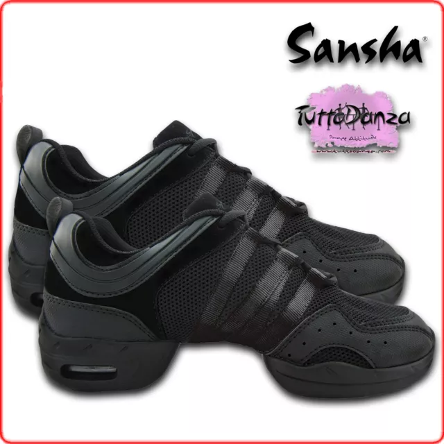 Snaker Sansha Tuttonero P22M Scarpa Danza Moderna Ballo Moderno Contemporaneo