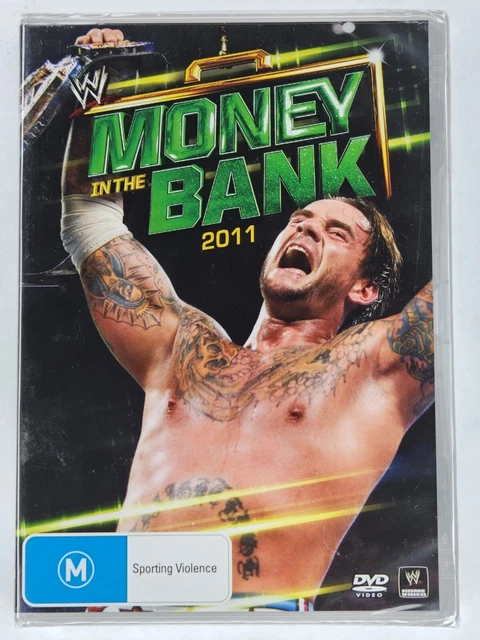 WWE Money In The Bank 2011 - DVD Region 4 NTSC - Brand New - John Cena CM Punk