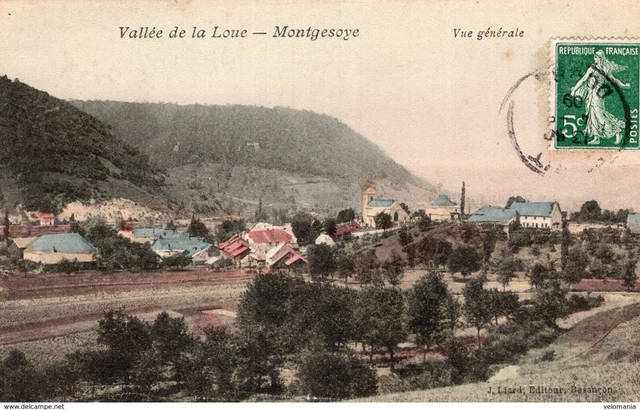 S3931 cpa 25 Montgesoye - Vue générale