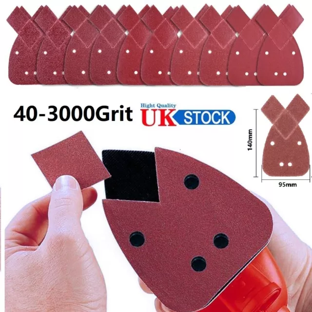 Mouse Sanding Sheets 40-800 Grit Black and Decker Discs Sander Pads Sandpaper